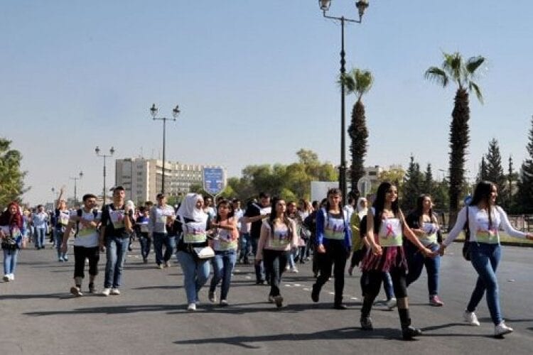 الشرقية وردية 16“.. 1200 مشارك في ماراثون للتوعية بسرطان الثدي
