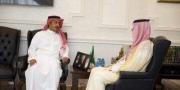 محافظ حفر الباطن يستقبل مدير المدينة الصناعية بالمحافظة
