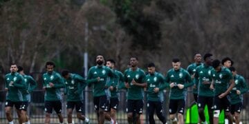 الأخضر يواصل تدريباته استعدادًا لمواجهة أستراليا في تصفيات كأس العالم