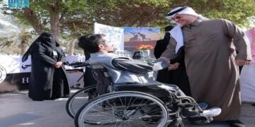 محافظ الأحساء يرعى سباق الأبطال الأول لذوي الإعاقة