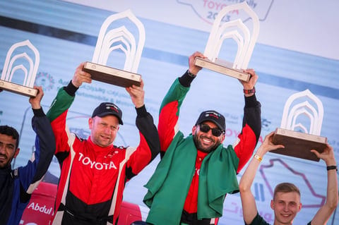 العالمي يزيد الراجحي يسيطر على جميع جولات بطولة السعودية تويوتا ويتوج باللقب للمرة الرابعة