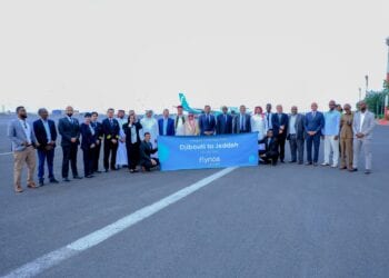 طيران ناس يحتفل بتدشين أولى رحلاته المباشرة بين جدة وجيبوتي