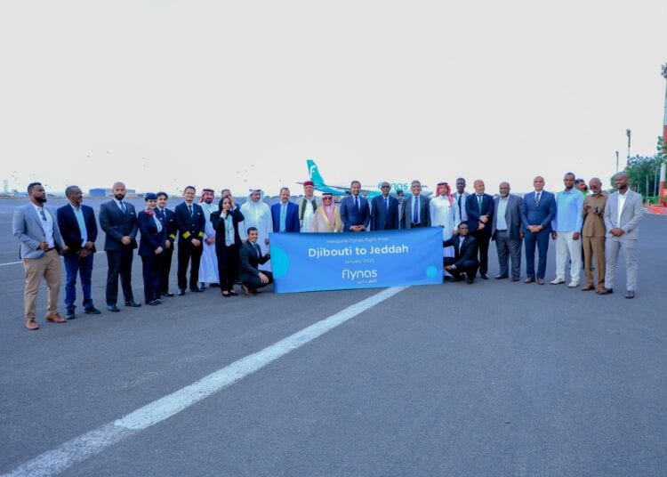 طيران ناس يحتفل بتدشين أولى رحلاته المباشرة بين جدة وجيبوتي
