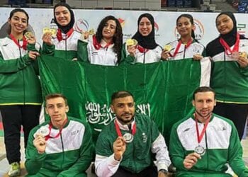 أخضر المبارزة يتصدر عربيًا بـ 60 ميدالية