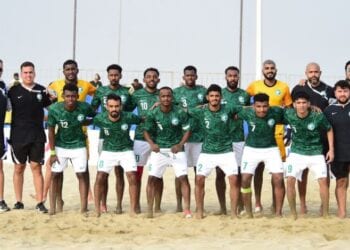 المنتخب السعودي للكرة الشاطئية يختتم معسكر الرياض ويغادر إلى الإمارات