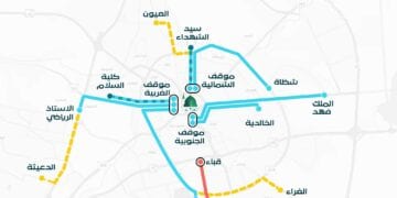 خريطة جديدة لمسارات النقل الترددي في المدينة خلال رمضان
