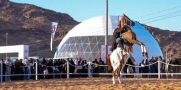 فعالية “استعراض الخيول” تجذب زوار رالي حائل تويوتا الدولي