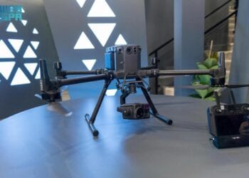 وزارة الداخلية تستعرض طائرة دون طيار لحماية البيئية بمؤتمر ليب التقني 2025
