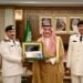 أمير جازان يتسلم التقرير السنوي لقيادة حرس الحدود بالمنطقة للعام 2024
