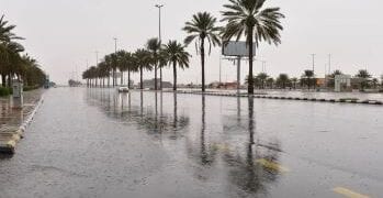 أمطار كثيفة على منطقة الباحة