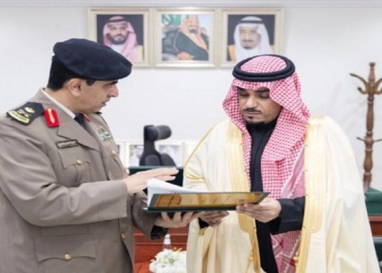 نائب أمير نجران يستقبل نائب مدير شرطة المنطقة
