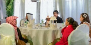 “جمعية البر” بالباحة تقيم مأدبة إفطار صائم لأيتام الجمعية وأسرهم