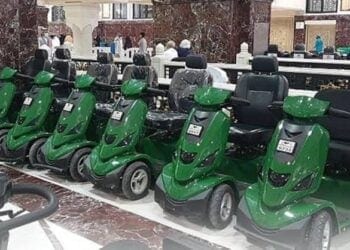خطوات حجز عربة التنقل ”جولف” داخل المسجد الحرام