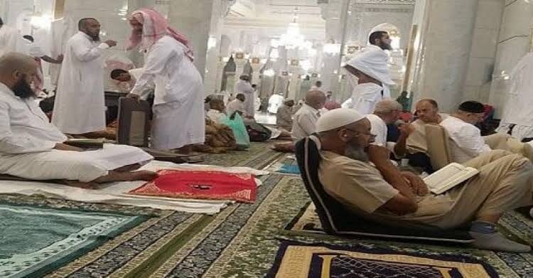 الهيئة العامة للعناية بشؤون الحرمين تستقبل جموع المعتكفين بالمسجد النبوي