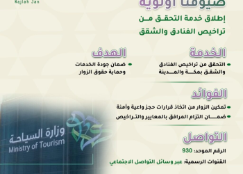 إطلاق-خدمة-التحقق-من-تراخيص-الفنادق-والشقق