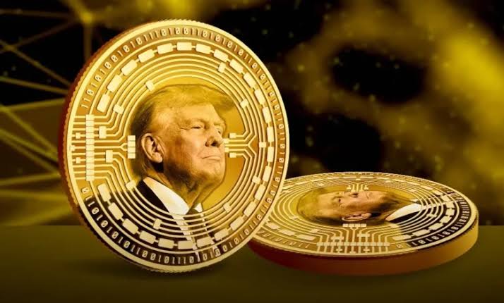 عشاء مع الرئيس ترامب يُشعل سوق العملات الرقمية.. عملة $TRUMP تقفز 70%