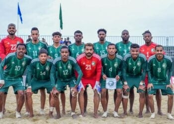 المنتخب السعودي يستهل مشاركته في دورة الألعاب الخليجية الشاطئية الثالثة بمواجهة البحرين