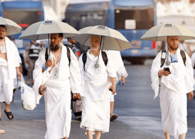 حماية الحجاج من ارتفاع درجات الحرارة
