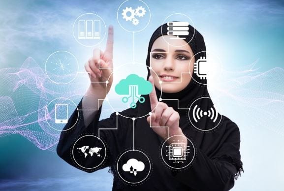 97 % من الخدمات الحكومية بالسعودية “إلكترونية”.. رؤية تقود المملكة للتقدم