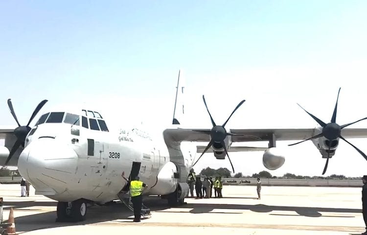 طائرة إغاثية سعودية تصل إلى مطار حلب الدولي لدعم متضرري حرائق اللاذقية