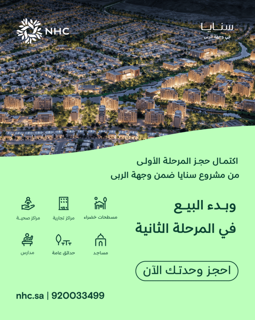 مشروع سنايا السكني.. مجتمع عمراني متكامل يرتقي بجودة الحياة شرق الرياض