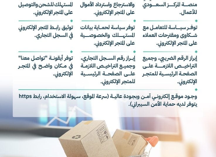 معايير تقييم المتاجر الإلكترونية في السعودية
