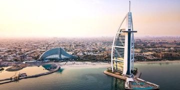 فندق برج العرب في دبي من معالم دبي الشهيرة بزيارة السعوديون ضمن أكثر الجنسيات زيارة لدبي في 2025