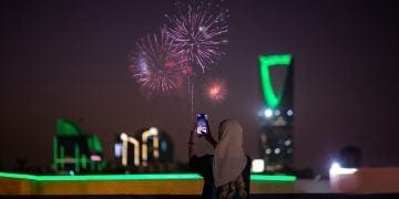 610 آلاف زائر يحتفلون في الأحساء بفعاليات اليوم الوطني 95