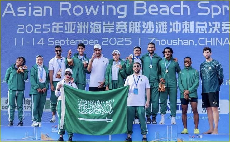المنتخب السعودي للتجديف