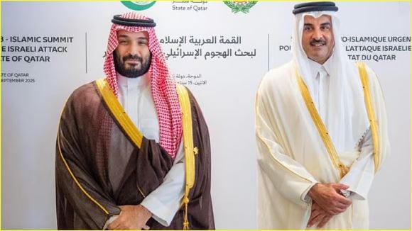ولي العهد يجري عدة لقاءات مع رئيسا سوريا وإيران ورئيس الوزراء الباكستاني  ويبعث برقية شكر لأمير قطر