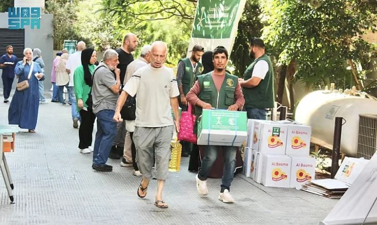 مركز الملك سلمان للإغاثة يوزع مساعدات غذائية وإيوائية في لبنان واليمن وأفغانستان