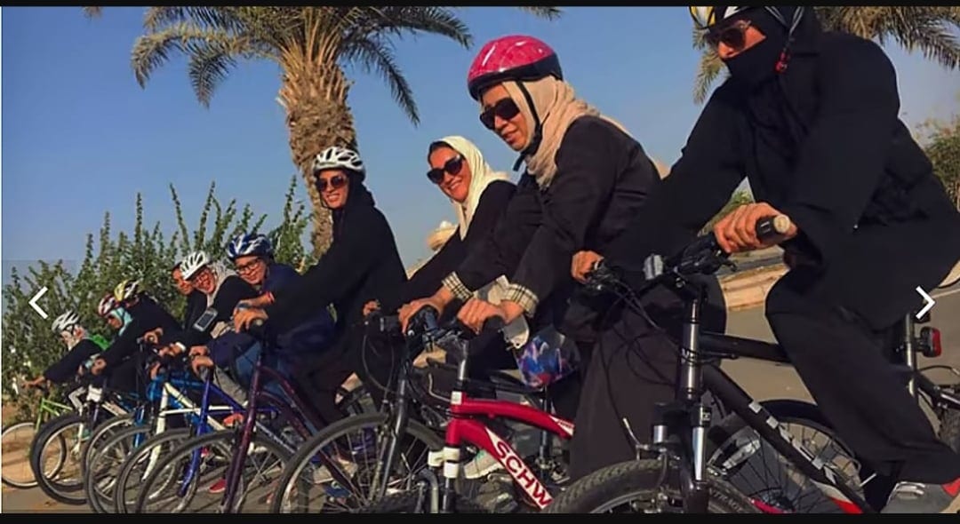 قيادة الدراجات الهوائية