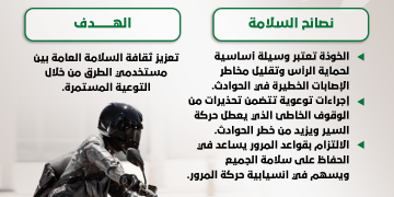 انفوجراف.. نصائح مهمة من الإدارة العامة للمرور لـ قائدي الدراجات