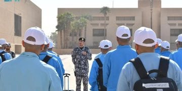 كلية الملك فهد الأمنية تستقبل طلبة دورة الضباط الجامعيين الـ(55)