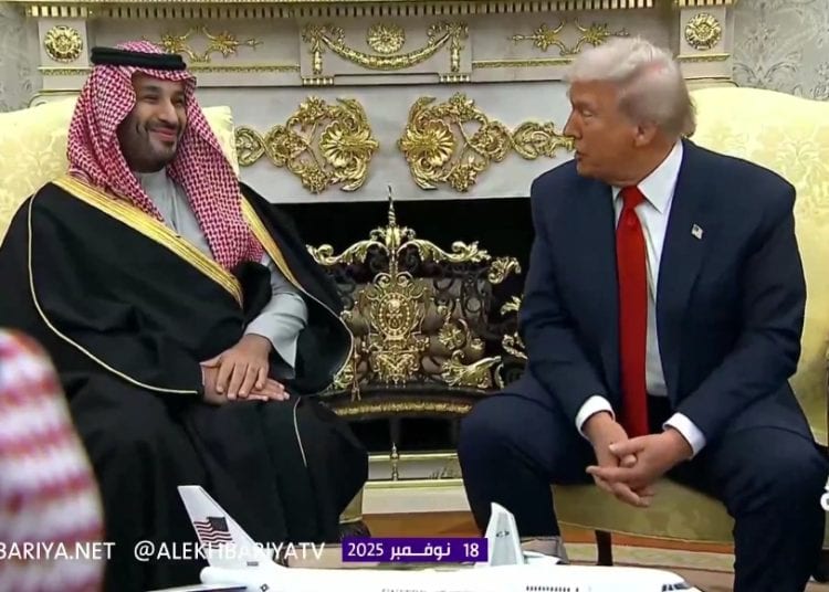ولي العهد والرئيس الأمريكي