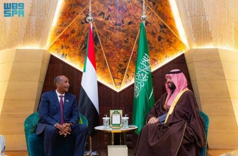 ولي العهد ورئيس مجلس السيادة السوداني