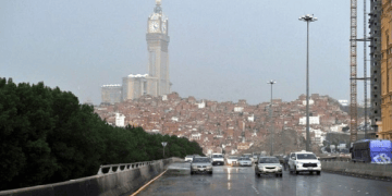 أمطار غزيرة على مكة المكرمة