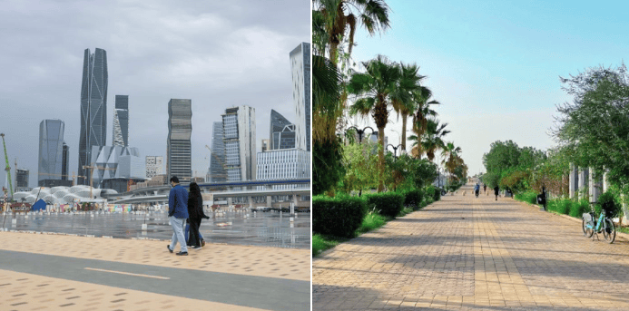 أفضل أماكن للمشي في الرياض