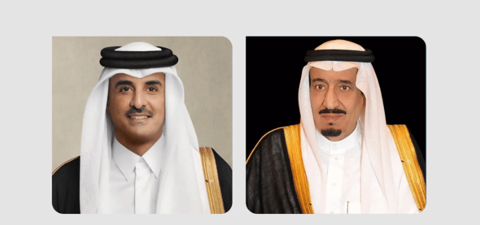 قطر تهنئ خادم الحرمين الشريفين بذكرى يوم التأسيس