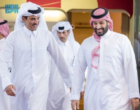 أمير دولة قطر يصل إلى جدة