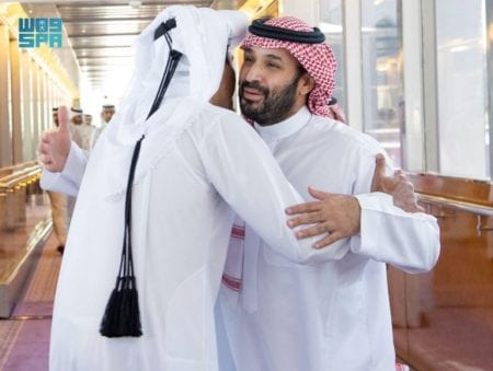 أمير دولة قطر يصل إلى جدة