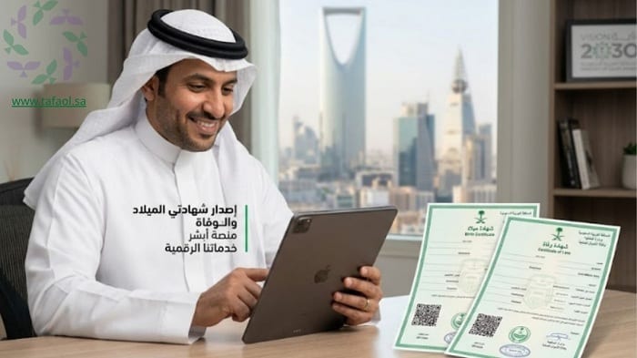 إصدار شهادتي الميلاد والوفاة