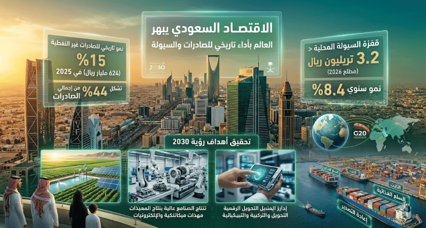 الاقتصاد السعودي يبهر العالم بنمو تاريخي للصادرات غير النفطية