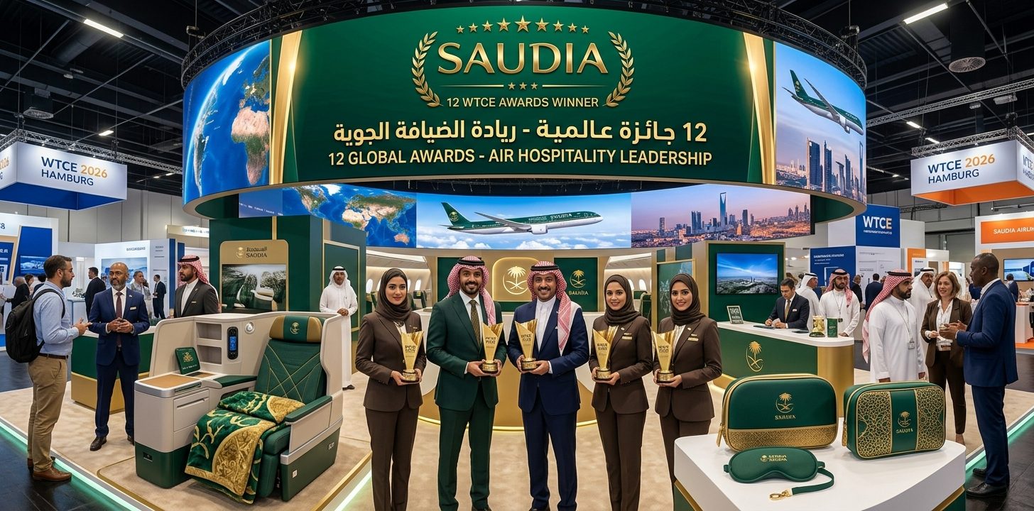 الخطوط السعودية تحصد 12 جائزة