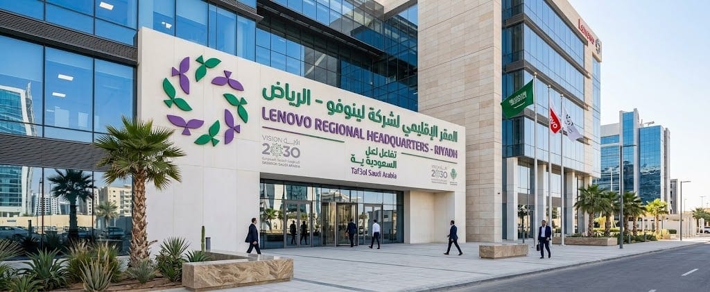المقر الإقليمي لشركة لينوفو في الرياض
