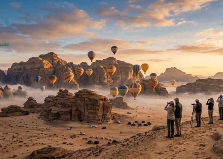 تجربة مناطيد العلا..