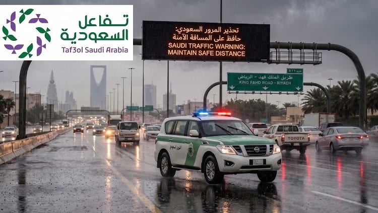 تحذير المرور السعودي