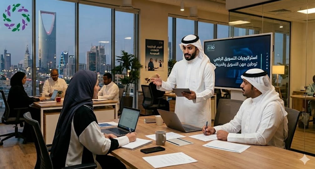 أهمية توطين مهن التسويق والمبيعات في رؤية 2030