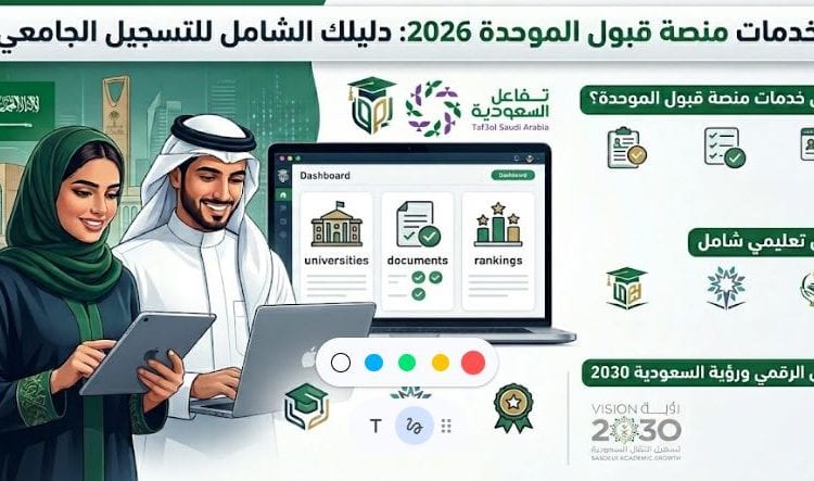 خدمات منصة قبول الموحدة 2026