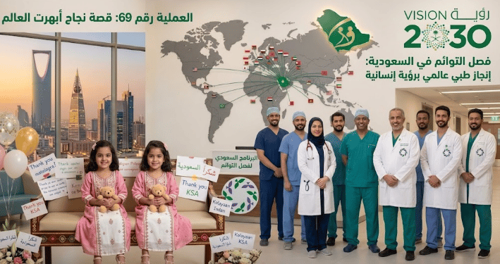 فصل التوائم في السعودية سجل حافل بـ 69 عملية ناجحة أبهرت العالم